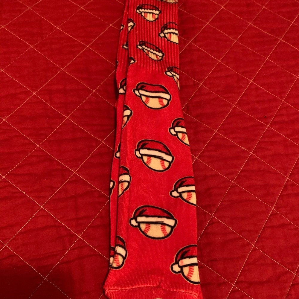 Baseballism Baseball Santa Socks